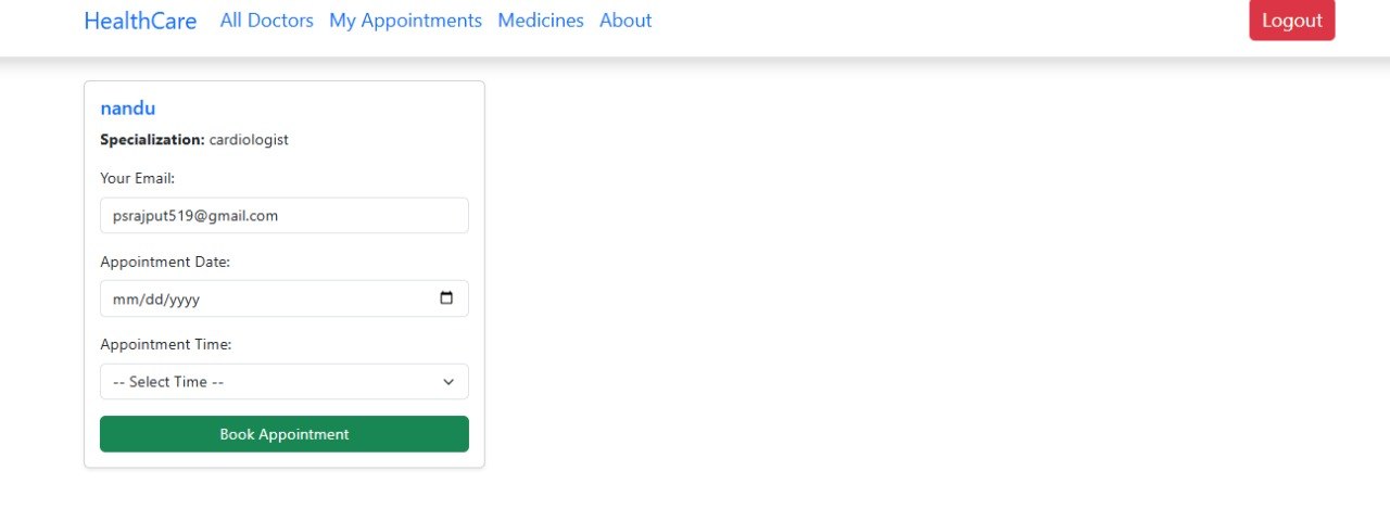 Doctor schedule management dashboard